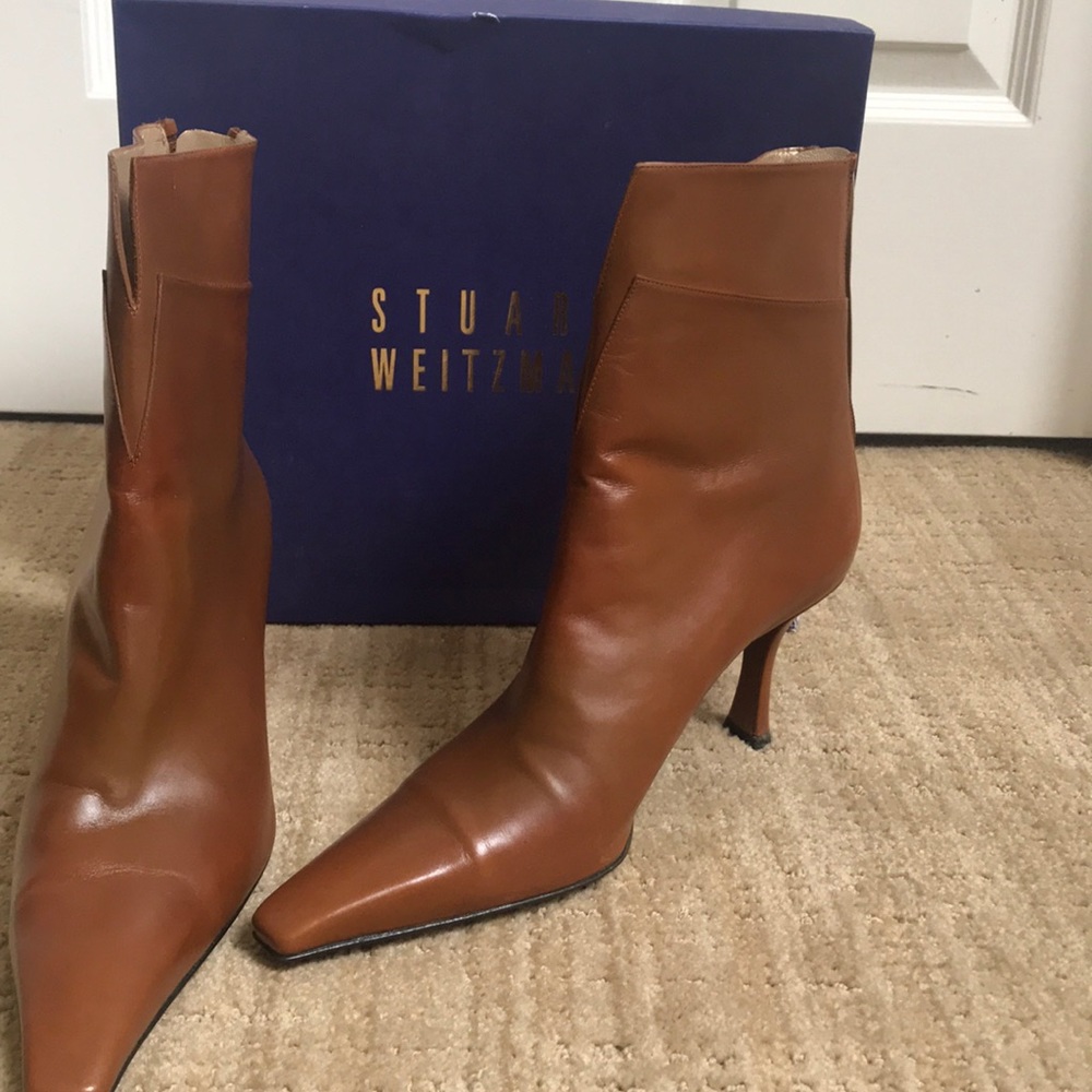 Brown leather Stuart Weitzman Boots